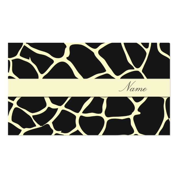 PixDezines Giraffe Business Card