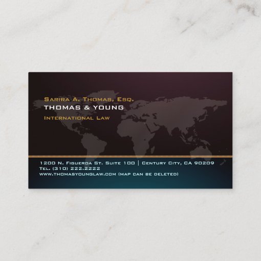 PixDezines Going Global, world map Business Card | Zazzle