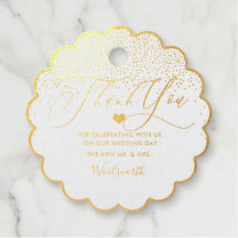 PixDezines Gold Confetti Romantic Calligraphy