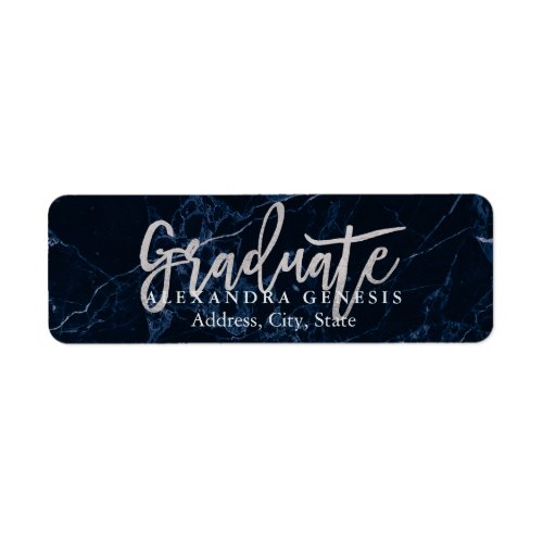 PixDezines GraduationFaux Silver Script Font Label