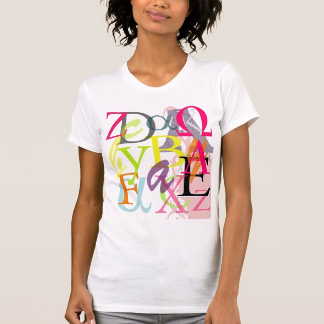 PixDezines Greek Alphas T-Shirt (Front)
