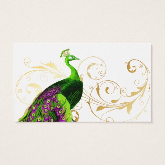 PixDezines green peacock+filigree/diy fonts (Back)