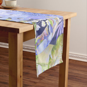 PixDezines Greenery Tropical Foliage DIY bckground Short Table Runner