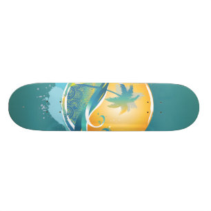 PixDezines Grunge Aloha ♥♥♥♥ Skateboard Deck