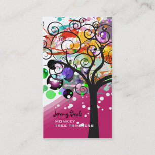 PixDezines Grunge Tree Trimmers ♥♥♥♥ Business Card