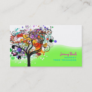 PixDezines Grunge Tree Trimmers ♥♥♥♥ Business Card