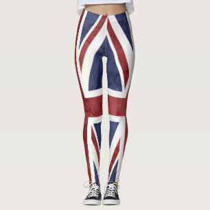 PixDezines GRUNGE UNION JACK Leggings