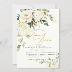 PixDezines H2 Alabaster Roses Rehearsal Dinner Invitation