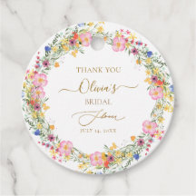 PixDezines H2 Delicate Wild Flowers Bridal Shower