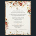 PixDezines H2 Fall Garden Flowers Marriage Cert Letterhead<br><div class="desc">PixDezines watercolor fall garden flowers marriage certificate on letterhead. PixDezines' dynamic design allows you to edit background color, fonts and fonts' colors, as well as copy and paste or remove any element... . The design can be transferred to other products on zazzle. Easy to customize. Add your own unique style...</div>