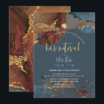 PixDezines H2 Modern Galaxy Abstract Bar Mitzvah I Invitation<br><div class="desc">PixDezines watercolor modern galaxy abstract in slate,  rust orange and gold Bar Mitzvah,  accented with faux metallic handwritten script. 
See filters to change tone.   Our dynamic design allows you to edit all elements.  

✡ Copyright © 2013-2022 PixDezines™.   All rights reserved.</div>