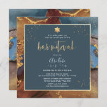 PixDezines H2 Modern Galaxy Abstract Bar Mitzvah Invitation<br><div class="desc">PixDezines watercolor modern galaxy abstract in slate,  rust orange and gold Bar Mitzvah,  accented with faux metallic handwritten script. 
See filters to change tone.   Our dynamic design allows you to edit all elements.  

✡ Copyright © 2013-2022 PixDezines™.   All rights reserved.</div>