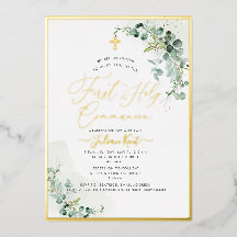 PixDezines H2 Rustic Eucalyptus First Communion