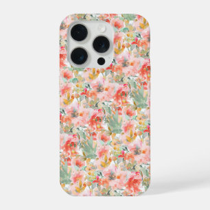PixDezines H2 Summer Flowers Bright Hues iPhone 15 Pro Case