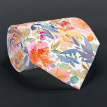 PixDezines H2 Summer Flowers Bright Hues Neck Tie<br><div class="desc">PixDezines floral watercolor neck tie for summer wedding.  Featuring water color flowers - summer hues - orange,  purple,  red,  magenta and green  foliage.  DIY background color.

 Copyright © 2011-2024 PixDezines™.</div>