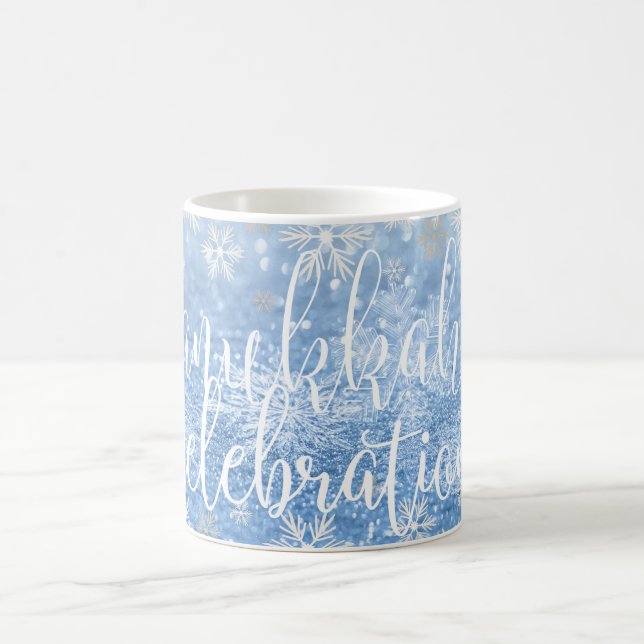 PixDezines Hanukkah Celebration Coffee Mug (Center)