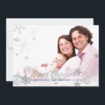 PixDezines Hanukkah/Faux Silver Snowflakes Holiday Card<br><div class="desc">Pixdezines happy Hanukkah cards,  snowflakes in faux rose gold and silver and "Happy Holidays" in fun modern script font.  Removable marble background in grey with zazzle's filter we changed it to pink tone.  DIY  trim,  fonts,  and fonts' colors.

Copyright © 2008-2018 PixDezines™.  All rights reserved.</div>