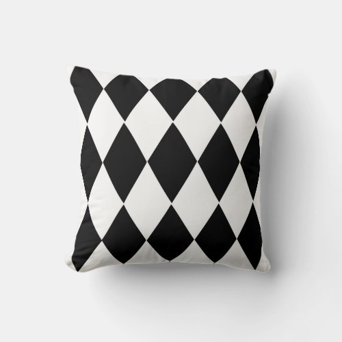 PixDezines harlequinDIY colors Throw Pillow