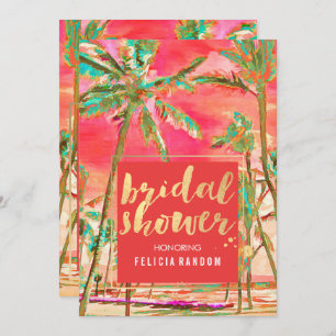 PixDezines Hawaii/Beach/Bridal Shower Invitation