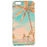 Pixdezines Hawaii/vintage/beach/teal Clear Iphone 6 Plus Case at Zazzle