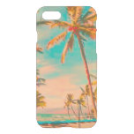 Pixdezines Hawaii/vintage/beach/teal Iphone Se/8/7 Case at Zazzle