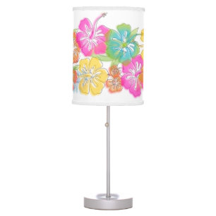 PixDezines hawaiian hibiscus Table Lamp
