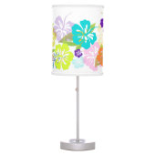 PixDezines hawaiian hibiscus Table Lamp (Front)