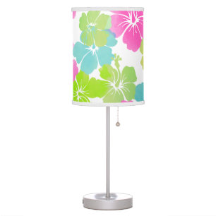 PixDezines hawaiian hibiscus Table Lamp