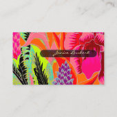 PixDezines Hawaiian Jungle 3 - DIY Background Business Card (Back)