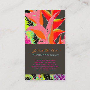 PixDezines Hawaiian Jungle 3/DIY background color Business Card