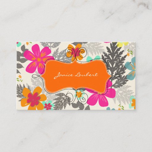 Customizable PixDezines Hawaiian Jungle/diy Background color Business Card Template