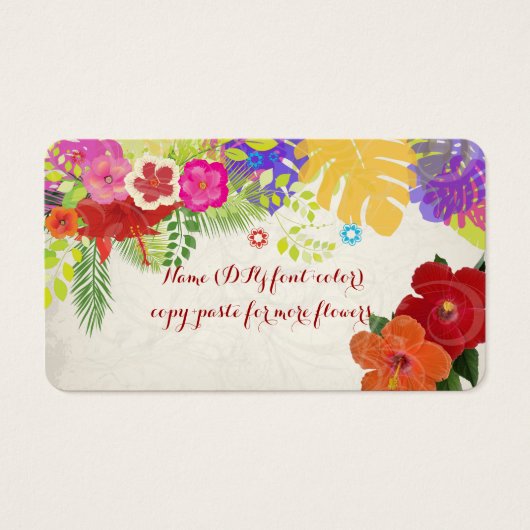 PixDezines hibiscus/vintage background (Front)