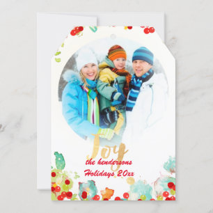 PixDezines holly wreath/holiday cards