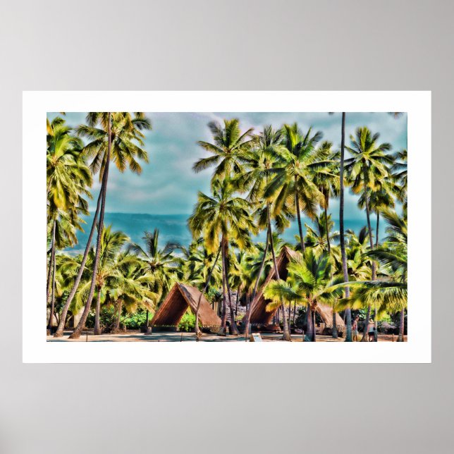 PixDezines Honaunau Place of Refuge Poster (Front)