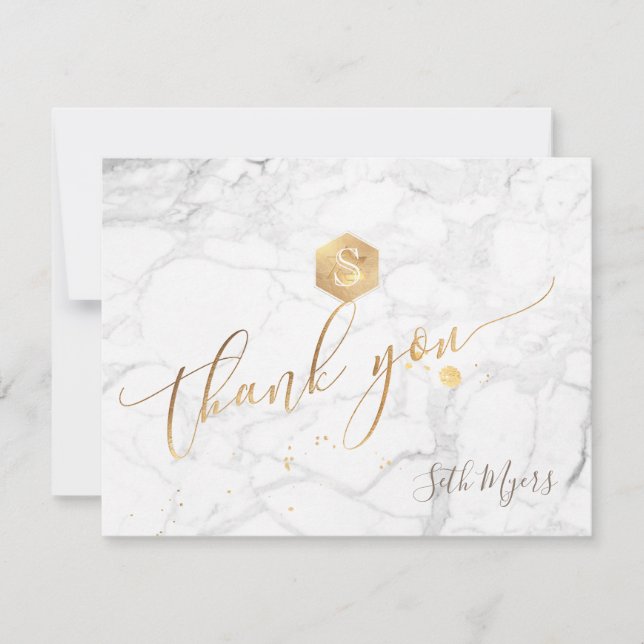PixDezines Honeycomb Bar Mitzvah Thank You✡ RSVP Card (Front)