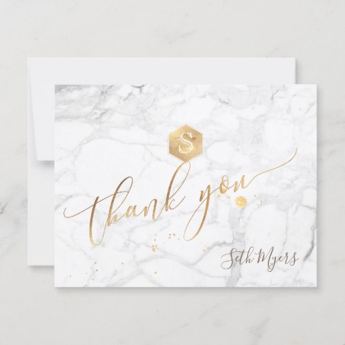 PixDezines Honeycomb Bar Mitzvah Thank You RSVP Card