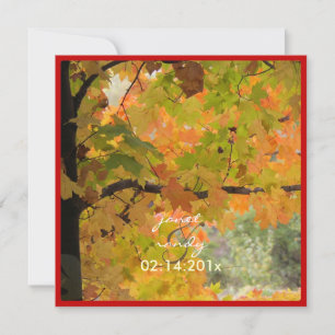 PixDezines In the Woods 2, diy fall events Invitation