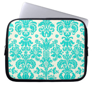 PixDezines Isabella Damask/DIY background color! Laptop Sleeve