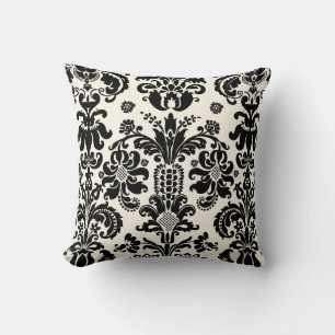 PixDezines isabella damask/diy background Throw Pillow