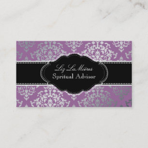 PixDezines Josephine Damask/DIY background Business Card