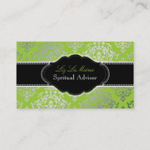 PixDezines Josephine Damask/DIY background color! Business Card