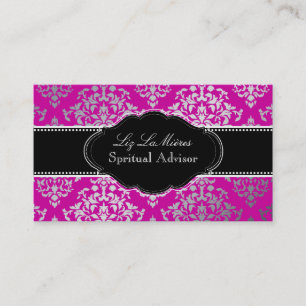 PixDezines Josephine Damask/DIY background color! Business Card