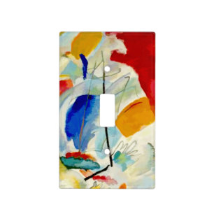 PixDezines Kandinsky 1913 Sea Battle Improv 31 Light Switch Cover
