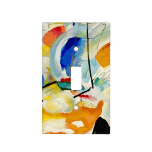 PixDezines Kandinsky 1913 Sea Battle Improv 31 Light Switch Cover