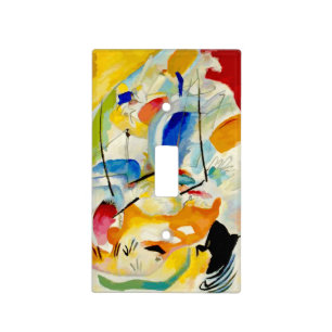 PixDezines Kandinsky 1913 Sea Battle Improv 31 Light Switch Cover