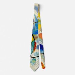 PixDezines Kandinsky 1913 Sea Battle Improv 31 Neck Tie