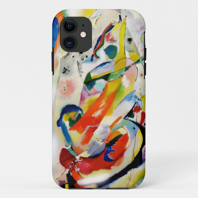 PixDezines Kandinsky 1914 abstract wall panel Case-Mate iPhone Case (Back)