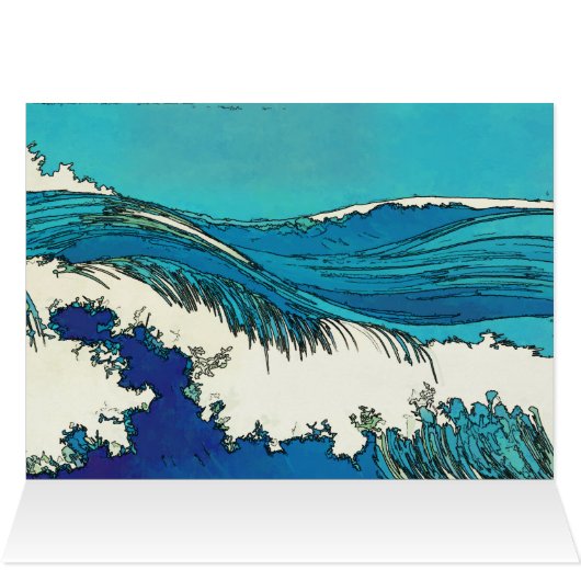 PixDezines konen uehara ocean waves, 上原 (Inside Horizontal (Top))