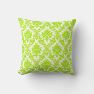PixDezines la paloma damask/diy background Throw Pillow