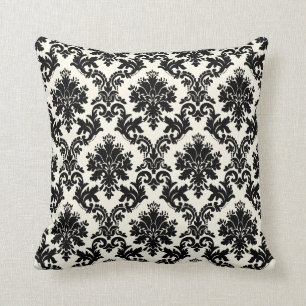 PixDezines la paloma damask/diy background Throw Pillow